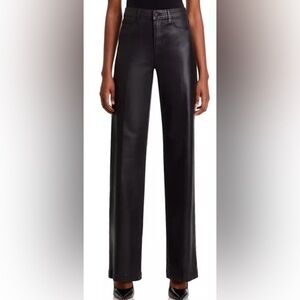 L'AGENCE Black Wide-Leg Jean